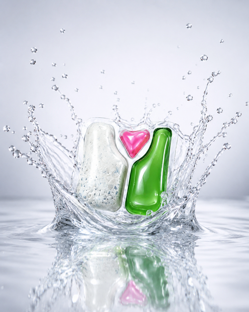 Crown Standard Crystal Shine dishwasher pod refill splash