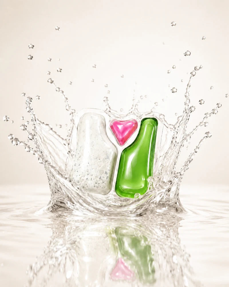 Crystal Shine dishwasher pod refill pouch